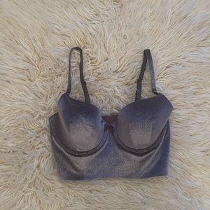 Victoria Secret velvet corset bra